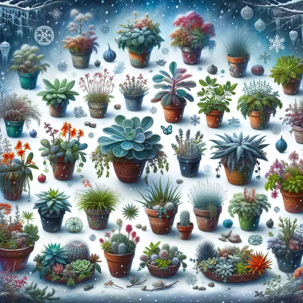 mrazuvzdorné rostliny do nádob